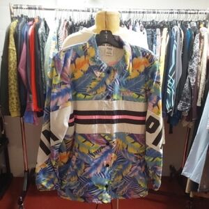 Victoria's Secret Pink Tropical Print Jacket